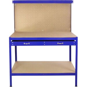 Monster Steel Workbench Blue Pegboard Drawer - Workbench Monster Steel Workbench Blue Pegboard Drawer - Workbench
