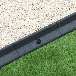 MonsterShop Grey Flexible Lawn Edging - Lawn Edging 1.2m Garden Border Pathway MonsterShop Grey Flexible Lawn Edging - Lawn Edging 1.2m Garden Border Pathway