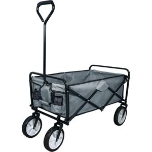 MonsterShop Foldable Grey Garden Cart - Garden Type MonsterShop Foldable Grey Garden Cart - Garden Type