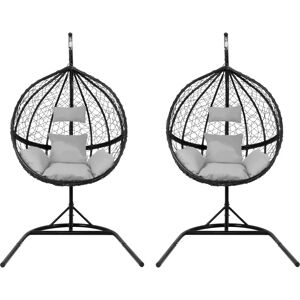 Jardí Egg Chair Rattan Hanging Swing Bench Garden Patio Outdoor Indoor with Cushions Jardí Egg Chair Rattan Hanging Swing Bench Garden Patio Outdoor Indoor with Cushions