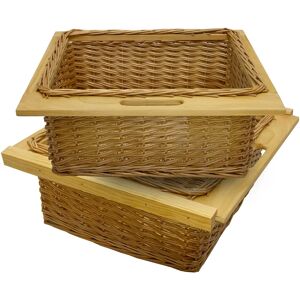 KuKoo 600mm Pull Out Wicker Kitchen Baskets - Kitchen Baskets KuKoo 600mm Pull Out Wicker Kitchen Baskets - Kitchen Baskets