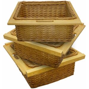 KuKoo 600mm 3 Baskets Wicker Storage - Kitchen Accessories KuKoo 600mm 3 Baskets Wicker Storage - Kitchen Accessories