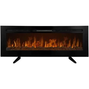MonsterShop Elektro Kamin - 60" Schwarz - Elektrischer Kamin MonsterShop Elektro Kamin - 60" Schwarz - Elektrischer Kamin