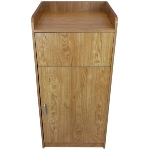 MonsterShop Light Oak Wooden Litter Bin & Tray Stand - Waste Bin & Tray Stands MonsterShop Light Oak Wooden Litter Bin & Tray Stand - Waste Bin & Tray Stands
