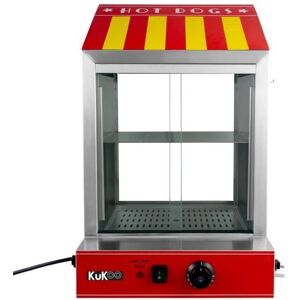 Kukoo Hot Dog Parowar - Czerwony, Regulowany Termostat, Komercyjny Wyświetlacz - Hot Dog Parowar Kukoo Hot Dog Parowar - Czerwony, Regulowany Termostat, Komercyjny Wyświetlacz - Hot Dog Parowar