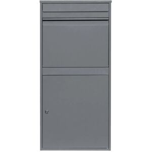 MonsterShop Cassetta Postale Antifurto XL Grigia - Sicura e Lockabile MonsterShop Cassetta Postale Antifurto XL Grigia - Sicura e Lockabile