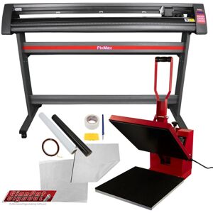 PixMax 38x38cm Heat Press & 1350mm Vinyl Cutter Bundle - Bundle Kit PixMax 38x38cm Heat Press & 1350mm Vinyl Cutter Bundle - Bundle Kit