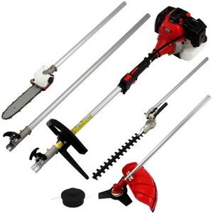 T-Mech Cordless Hedge Trimmer Long Reach 5 in 1 Multi Tool Petrol Cutter - Hedge Trimmer T-Mech Cordless Hedge Trimmer Long Reach 5 in 1 Multi Tool Petrol Cutter - Hedge Trimmer