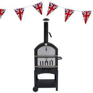 Kukoo Portable Outdoor Pizza Oven - Charcoal, 12", with Bunting Kukoo Portable Outdoor Pizza Oven - Charcoal, 12", with Bunting
