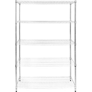 KuKoo Wire Shelving Rack - 5 Tier Metal Storage Shelf Unit - Kitchen Office Garage KuKoo Wire Shelving Rack - 5 Tier Metal Storage Shelf Unit - Kitchen Office Garage