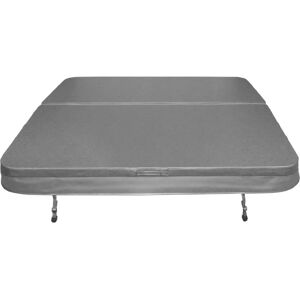 Jardi 2.1m Square Grey Hot Tub Cover - Weatherproof Leather Jardi 2.1m Square Grey Hot Tub Cover - Weatherproof Leather