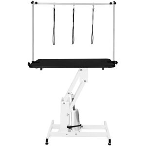 MonsterShop Hydraulic Pet Dog Grooming Table - Black - Adjustable Height MonsterShop Hydraulic Pet Dog Grooming Table - Black - Adjustable Height