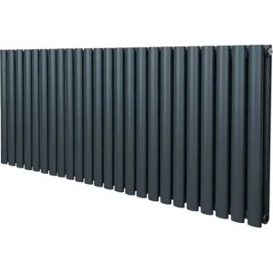 MonsterShop Oval Column Radiator - 600mm x 1440mm - Anthracite Grey MonsterShop Oval Column Radiator - 600mm x 1440mm - Anthracite Grey