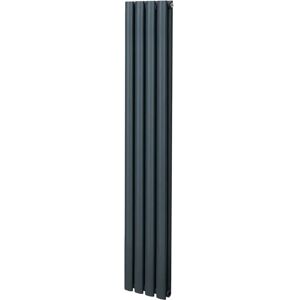 MonsterShop - Oval Column Radiator - Anthracite Grey - 1600mm x 240mm MonsterShop - Oval Column Radiator - Anthracite Grey - 1600mm x 240mm