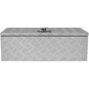 T-Mech Aluminium Tool Box 60L - Silver - Heavy-duty, Lockable, Waterproof T-Mech Aluminium Tool Box 60L - Silver - Heavy-duty, Lockable, Waterproof