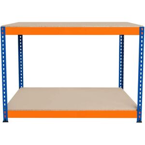 Monster S-Rax 2 Tier Workbench - Orange & Blue - Workbench Monster S-Rax 2 Tier Workbench - Orange & Blue - Workbench