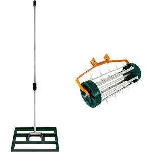 T-Mech 50cm Równiarka i Napowietrzacz do Trawników - Zielony T-Mech 50cm Równiarka i Napowietrzacz do Trawników - Zielony