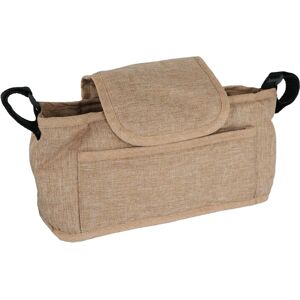 MonsterShop Caddy pour poussette animaux en lin beige - Publicité MonsterShop Caddy pour poussette animaux en lin beige - Publicité