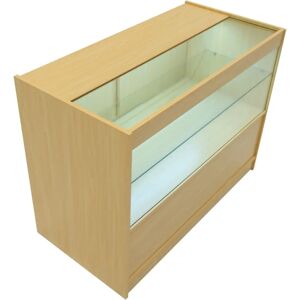 MonsterShop Maple Beige LED Retail Shop Counter C1200 - Retail Shop Counter MonsterShop Maple Beige LED Retail Shop Counter C1200 - Retail Shop Counter
