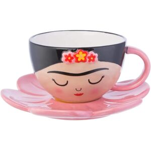 Sass & Belle Frida Kahlo Cup & Flower Saucer Gift Set Sass & Belle Frida Kahlo Cup & Flower Saucer Gift Set