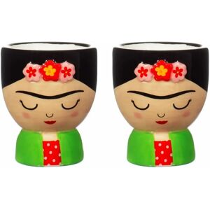 Sass & Belle Frida Kahlo Kitchenware Set of 2 Egg Cups - Kitchenware Set Sass & Belle Frida Kahlo Kitchenware Set of 2 Egg Cups - Kitchenware Set