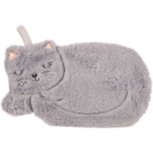 Sass & Belle Grey Cat Hot Water Bottle - Winter Cozy Accessory Sass & Belle Grey Cat Hot Water Bottle - Winter Cozy Accessory