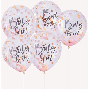 Ginger Ray Rose Gold Baby Shower Confetti Balloons - Baby Shower Decorations Ginger Ray Rose Gold Baby Shower Confetti Balloons - Baby Shower Decorations