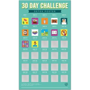 Gift Republic 30 Day Challenge Posters - Detox Gift Republic 30 Day Challenge Posters - Detox