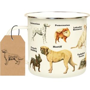 Gift Republic Hundar Emaljmugg - 500ml - Mugg Gift Republic Hundar Emaljmugg - 500ml - Mugg