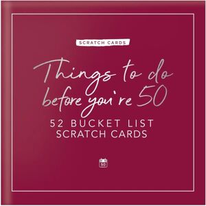 Gift Republic Kraskaarten - Things To Do Before 50 Gift Republic Kraskaarten - Things To Do Before 50