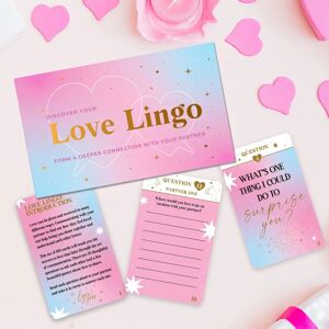 Gift Republic Discover Your Love Lingo - Card Set for Couples Gift Republic Discover Your Love Lingo - Card Set for Couples
