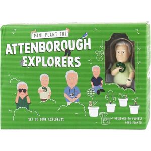Gift Republic Attenborough Explorers Plant Markers - Plant Pot Set Gift Republic Attenborough Explorers Plant Markers - Plant Pot Set
