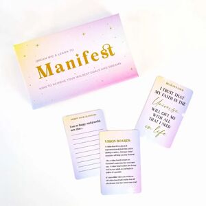 Gift Republic 100 Manifest Affirmation Cards Motivational Positive Mental Health Gift Idea - Card Set Gift Republic 100 Manifest Affirmation Cards Motivational Positive Mental Health Gift Idea - Card Set