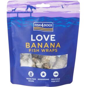 Fish4Dogs Enveloppés de Poisson à la Banane - Friandises pour Chiens - Publicité Fish4Dogs Enveloppés de Poisson à la Banane - Friandises pour Chiens - Publicité