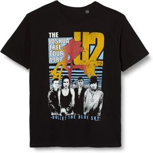T-Shirt Unisexe Noir XL U2 - Rock - Publicité T-Shirt Unisexe Noir XL U2 - Rock - Publicité
