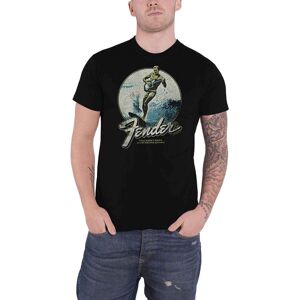 T-Shirt Fender Surfer Logo - Décontracté Unisexe T-Shirt Fender Surfer Logo - Décontracté Unisexe