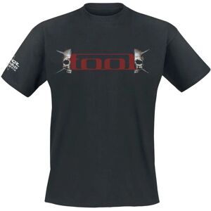 T-shirt Tool Skull Spikes - Unisexe Noir Manches Courtes - Publicité T-shirt Tool Skull Spikes - Unisexe Noir Manches Courtes - Publicité