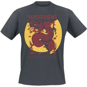 Wu-tang Clan Inferno Charcoal T-shirt - T-shirt Wu-tang Clan Inferno Charcoal T-shirt - T-shirt