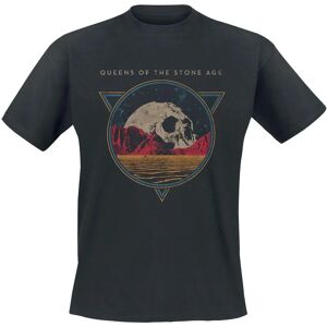 Queens Of The Stone Age Skull Rock T-skjorte med korte ermer - svart - Casual Queens Of The Stone Age Skull Rock T-skjorte med korte ermer - svart - Casual