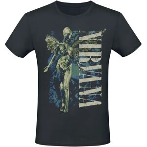 T-Shirt Logo Vertical Nirvana - Manches courtes, Noir - Publicité T-Shirt Logo Vertical Nirvana - Manches courtes, Noir - Publicité