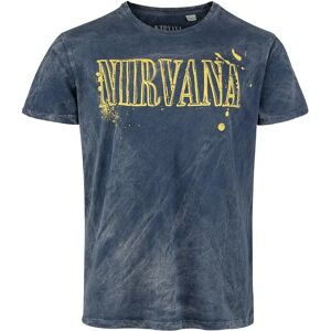 Nirvana STS Kurzarm T-Shirt - Reguläre Passform - 100% Baumwolle - Stonewashed - Rundhals - T-Shirt Nirvana STS Kurzarm T-Shirt - Reguläre Passform - 100% Baumwolle - Stonewashed - Rundhals - T-Shirt