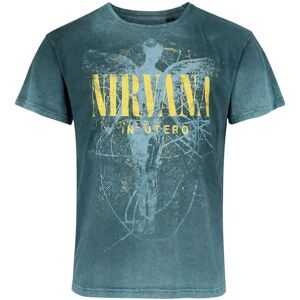 T-Shirt Manches courtes Nirvana In Utero Dye - Homme - Turquoise - Coupe régulière - Publicité T-Shirt Manches courtes Nirvana In Utero Dye - Homme - Turquoise - Coupe régulière - Publicité