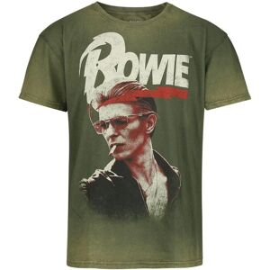 T-shirt à manches courtes David Bowie - Vert - Coton - Coupe régulière - T-shirt - Publicité T-shirt à manches courtes David Bowie - Vert - Coton - Coupe régulière - T-shirt - Publicité