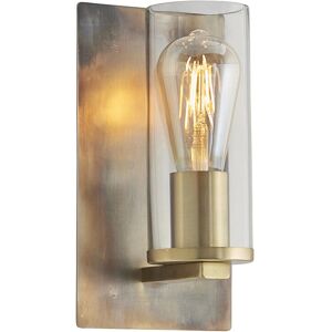 Netlighting Palermo Wall Lamp Bronze Patina Plate & Clear Glass - Wall Lamp Netlighting Palermo Wall Lamp Bronze Patina Plate & Clear Glass - Wall Lamp
