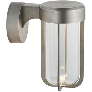Netlighting Benevento Outdoor LED Wall Lamp - Brushed Silver - 20.8cm Netlighting Benevento Outdoor LED Wall Lamp - Brushed Silver - 20.8cm