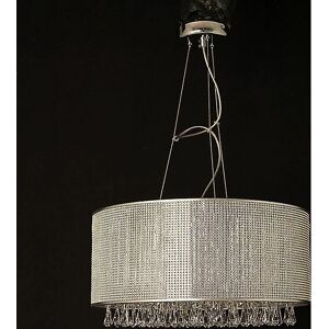 Netlighting Tilly Crystal Chrome Pendant Ceiling Light - Ceiling Light Netlighting Tilly Crystal Chrome Pendant Ceiling Light - Ceiling Light