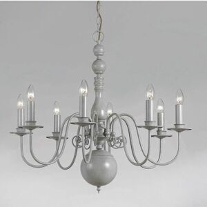 Impex Lighting Bologna Flemish Grey 8 Arm Chandelier - Chandelier Impex Lighting Bologna Flemish Grey 8 Arm Chandelier - Chandelier