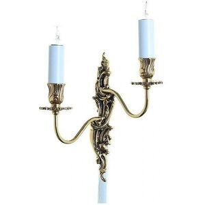 Impex Dauphine Polished Brass Candle Wall Lamp - Wall Lamp Impex Dauphine Polished Brass Candle Wall Lamp - Wall Lamp