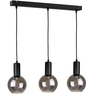 Keter Lighting Supra Bar Pendant Ceiling Light - Black - 60cm - E27 Keter Lighting Supra Bar Pendant Ceiling Light - Black - 60cm - E27
