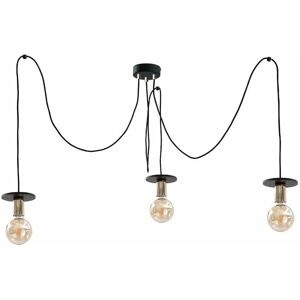 Keter Lighting Saturn Cluster Pendant Ceiling Light - Black - 3x E27 Keter Lighting Saturn Cluster Pendant Ceiling Light - Black - 3x E27